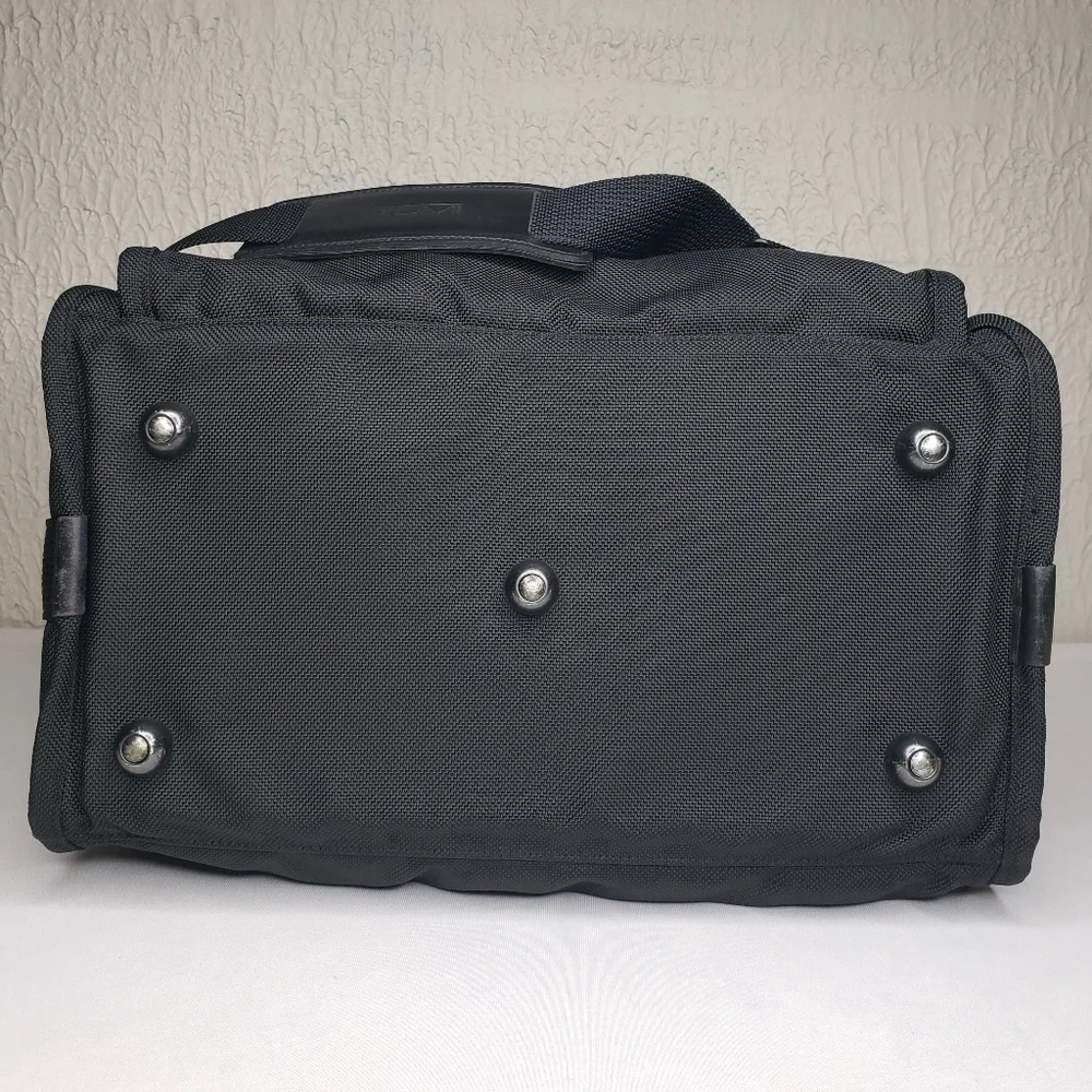 TUMI Alpha Sport Duffle Bag Weekender Carry-On Travel Ballistic Canvas Black